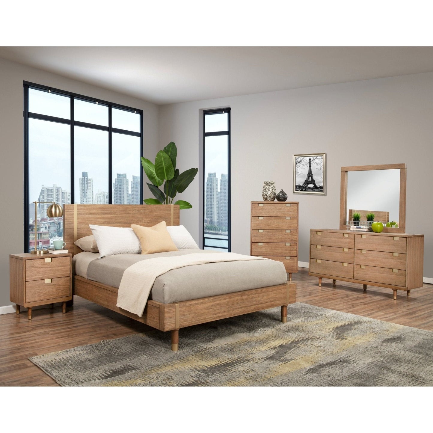 Easton Dresser & Mirror, Sand
