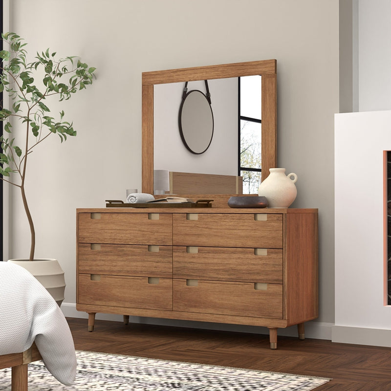 Easton Dresser & Mirror, Sand