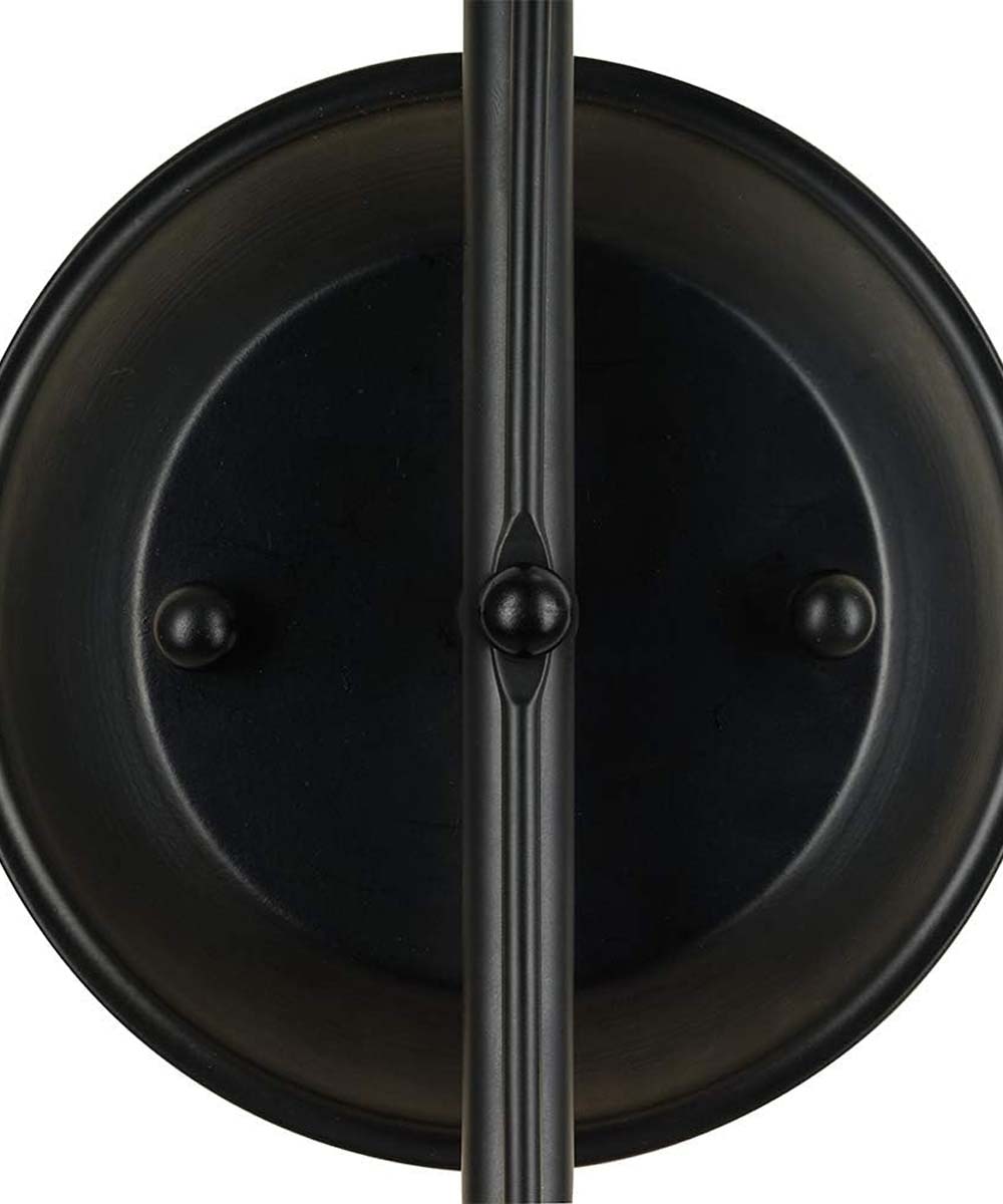 Catalina 17"H 1-Light LED Scroll DÃ©cor Wall Sconce Light Fixture Dark Bronze Finish