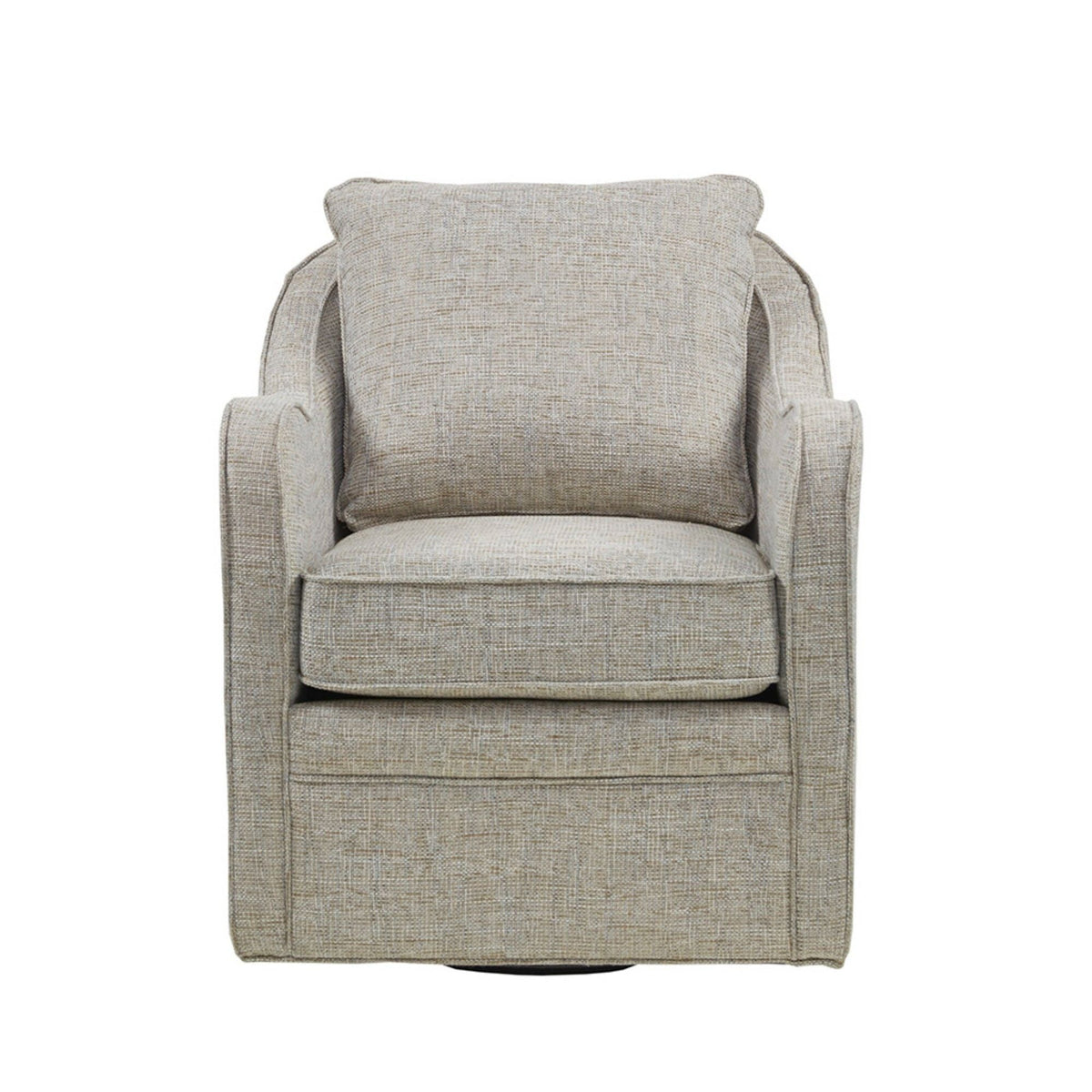 Wide Seat Arm Chair With 360 Degree Rotation