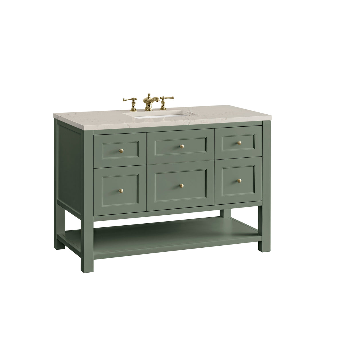 James Martin Breckenridge 48" Single Bathroom Vanity, Smokey Celadon