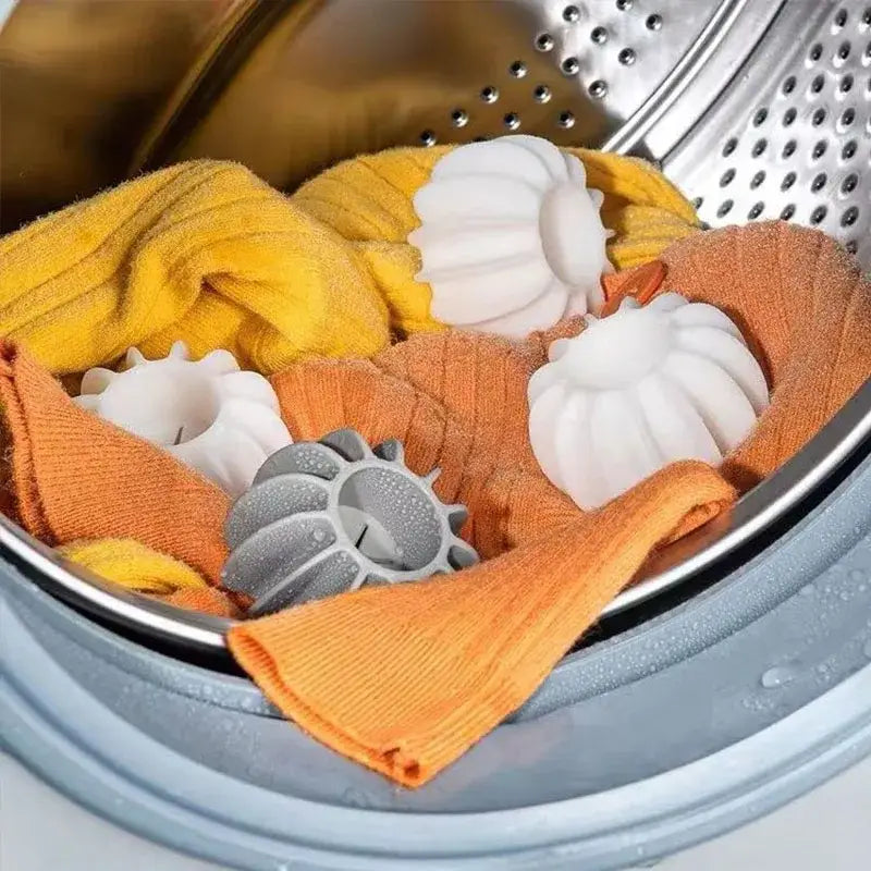 Eco-friendly laundry washing starburst balls gray & white 10-piece set