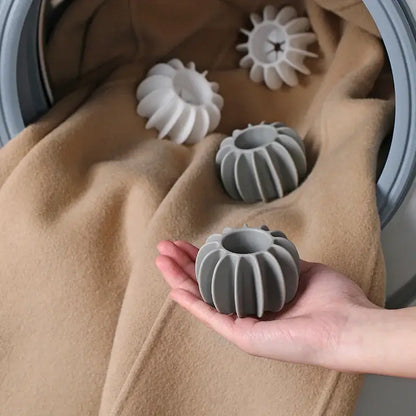 Eco-friendly laundry washing starburst balls gray & white 10-piece set