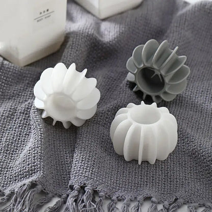 Eco-friendly laundry washing starburst balls gray & white 10-piece set