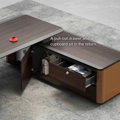 Kitley · Modern L-Shaped Executive Desk