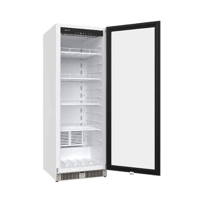 Edgestar 10.1 Cubic Feet Commercial Beverage Merchandiser With Temperature Alarm and Reversible Door, 22" [VBM101SS] (SAK45983)