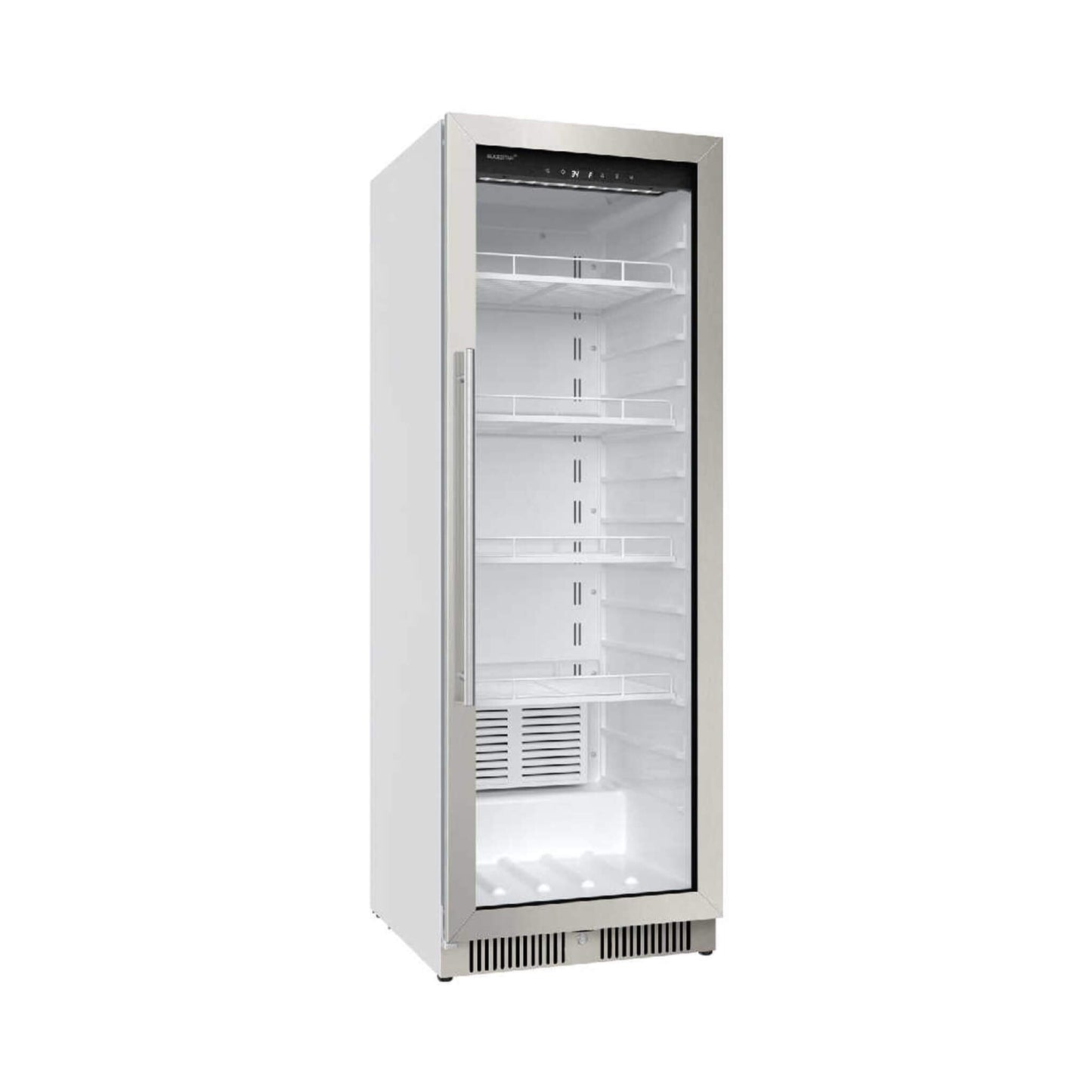 Edgestar 10.1 Cubic Feet Commercial Beverage Merchandiser With Temperature Alarm and Reversible Door, 22" [VBM101SS] (SAK45983)