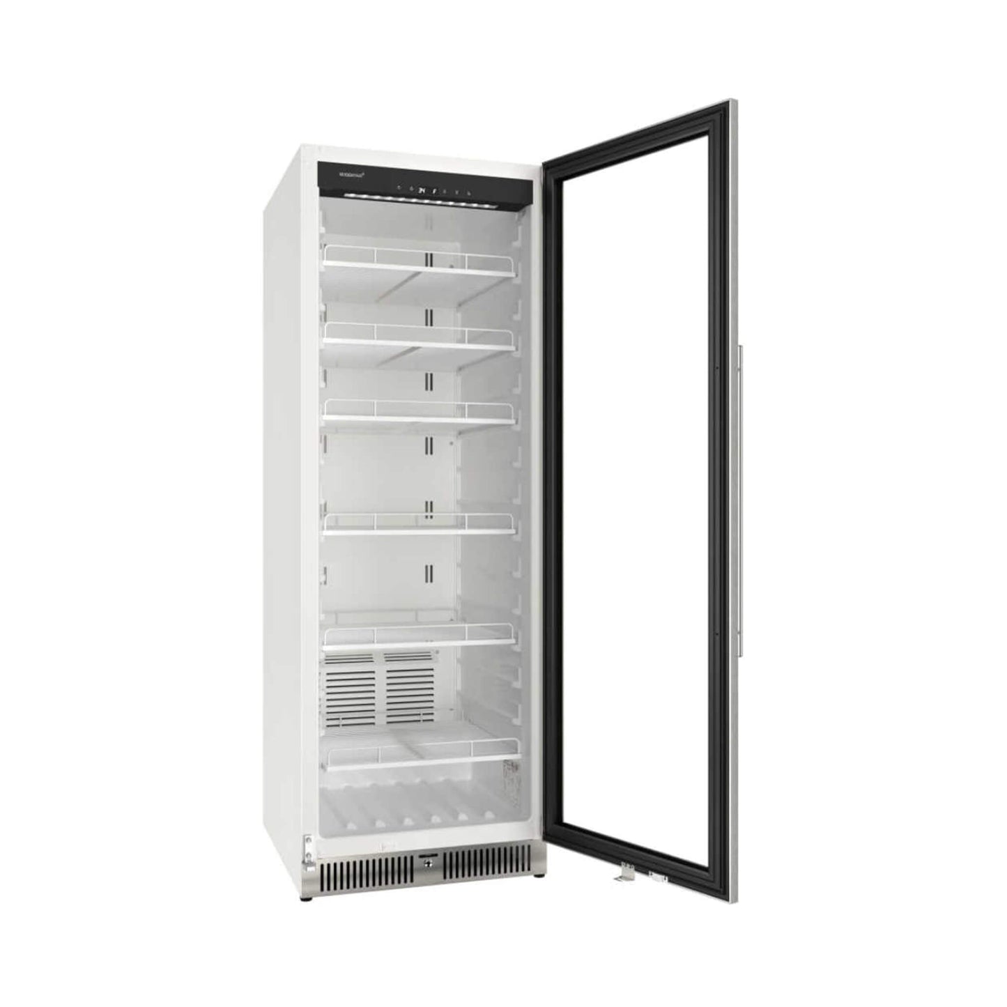 Edgestar 13.7 Cubic Feet Commercial Beverage Merchandiser With Temperature Alarm And Reversible Door, 24-Inch [VBM131SS] (SAK62395)
