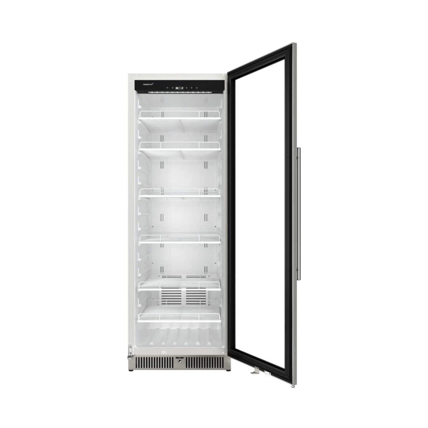 Edgestar 13.7 Cubic Feet Commercial Beverage Merchandiser With Temperature Alarm And Reversible Door, 24-Inch [VBM131SS] (SAK62395)