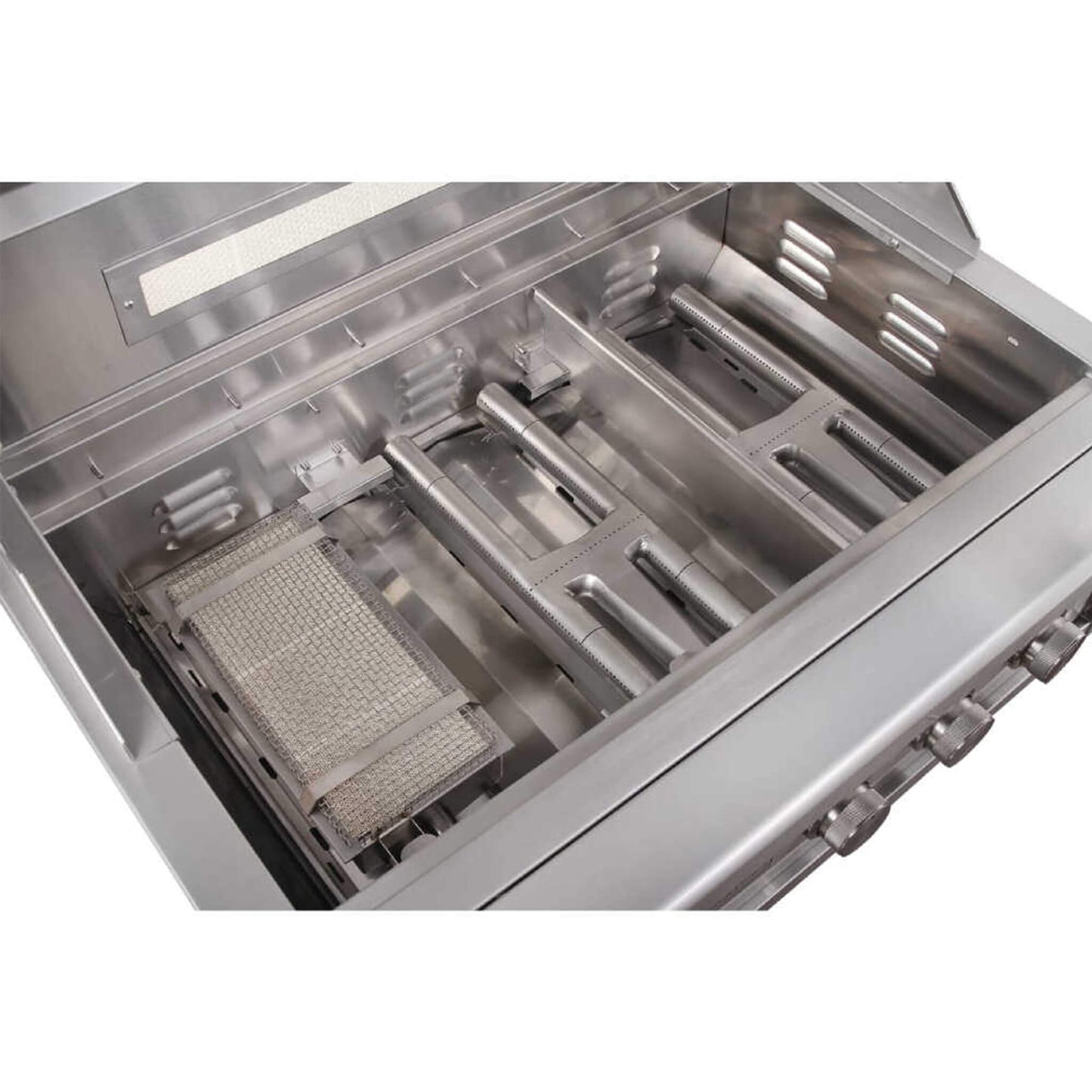 Edgestar 60K BTU 30-Inch Natural Gas Built-In Grill With Lighted Grill Area And Double Access Doors (SAK82568)