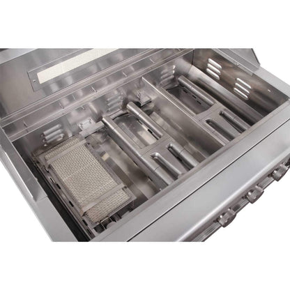 Edgestar 60K BTU 30-Inch Natural Gas Built-In Grill With Lighted Grill Area And Double Access Doors (SAK82568)