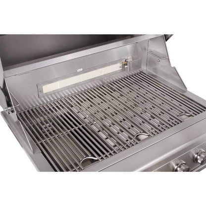 Edgestar 60K BTU 30-Inch Natural Gas Built-In Grill With Lighted Grill Area And Double Access Doors (SAK82568)