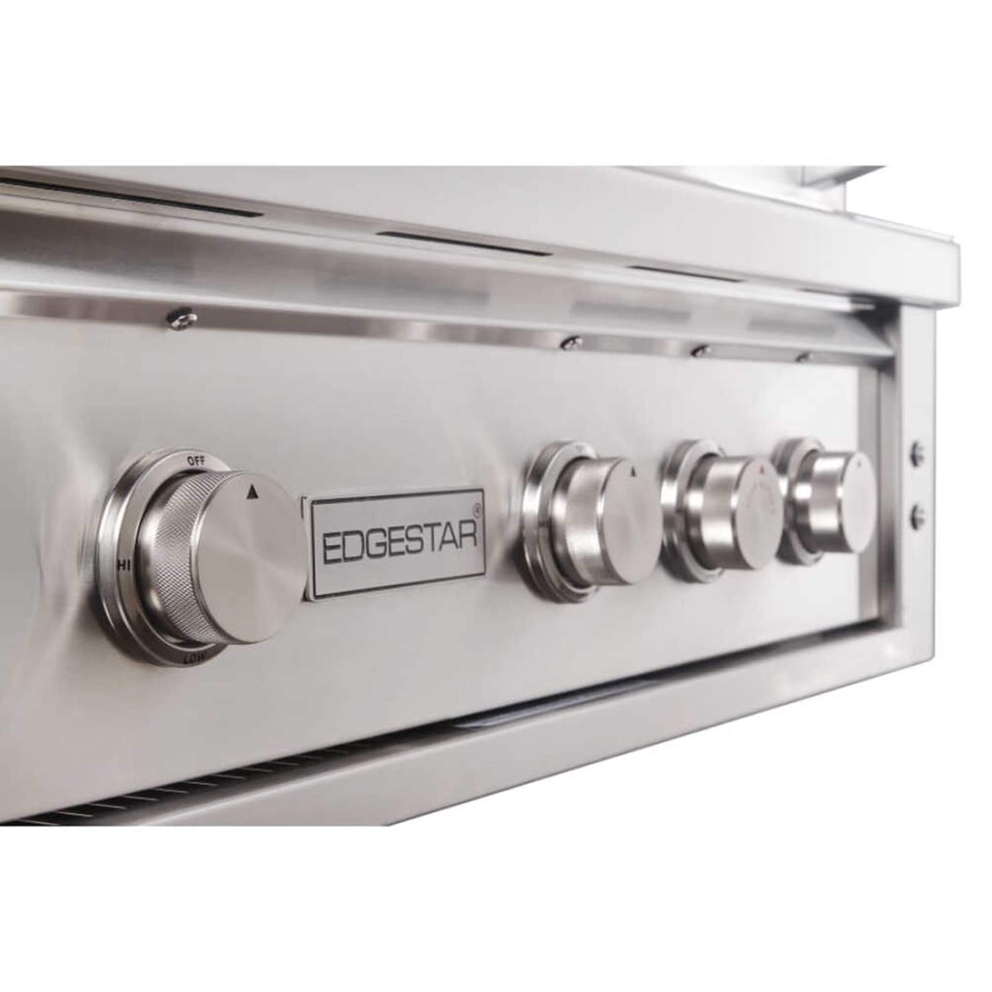 Edgestar 60K BTU 30-Inch Natural Gas Built-In Grill With Lighted Grill Area And Double Access Doors (SAK82568)