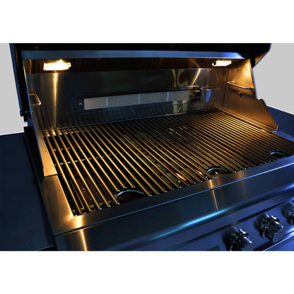 Edgestar 60K BTU 30-Inch Natural Gas Built-In Grill With Lighted Grill Area And Double Access Doors (SAK82568)