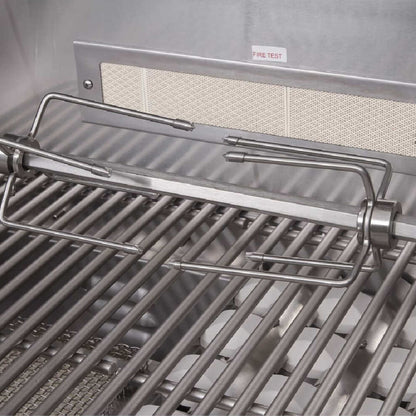 Edgestar 89K BTU 36-Inch Liquid Propane Freestanding LED Lighting Grill Cart With Rotisserie (SAK85914)