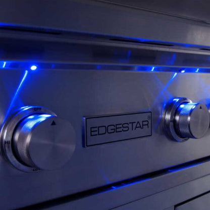 Edgestar 89K BTU 36-Inch Liquid Propane Freestanding LED Lighting Grill Cart With Rotisserie (SAK85914)