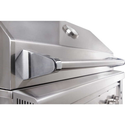Edgestar 89K BTU 42-Inch Wide Natural Gas Freestanding Grill Cart With Rotisserie And Lighted Knobs (SAK56935)
