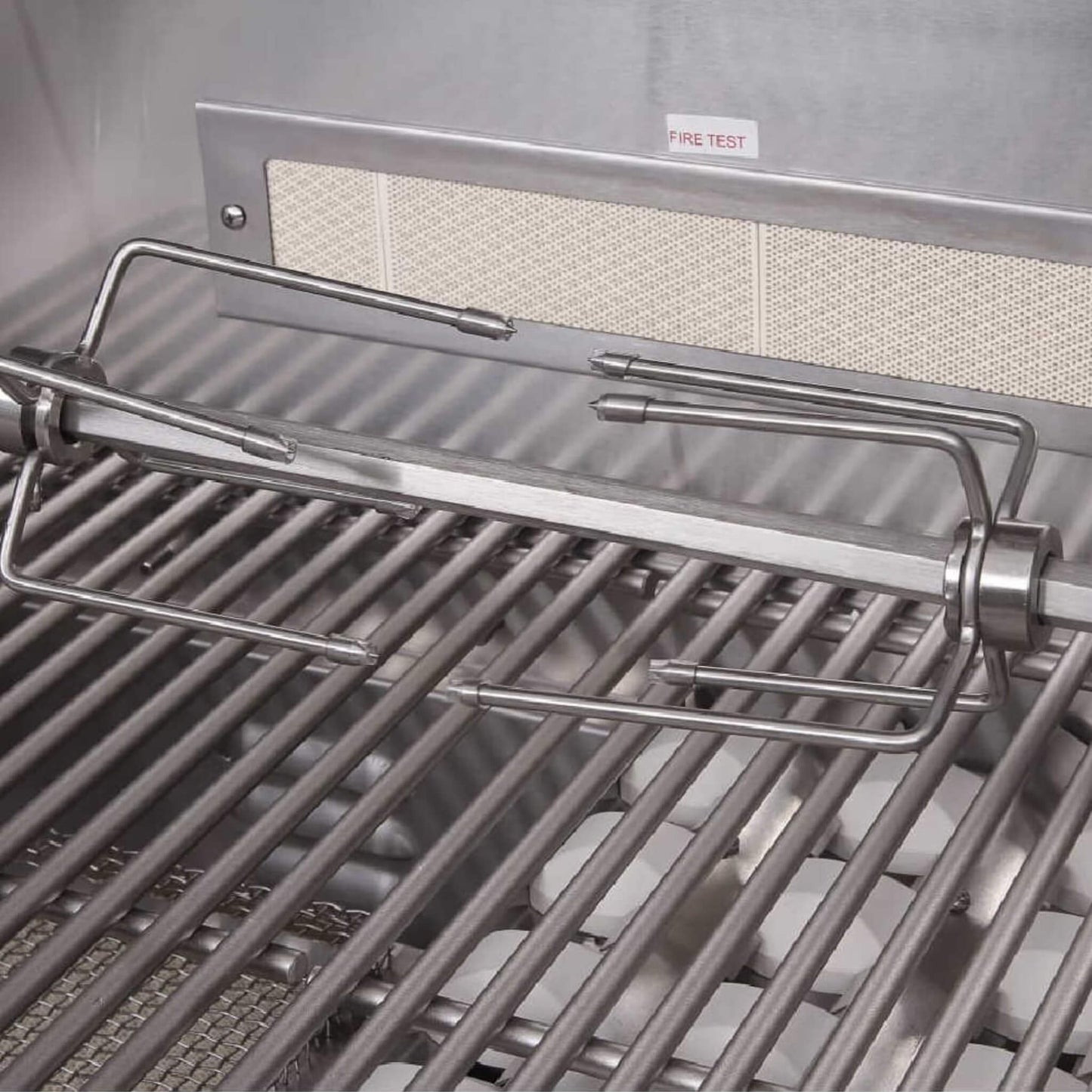 Edgestar 89K BTU 42-Inch Wide Natural Gas Freestanding Grill Cart With Rotisserie And Lighted Knobs (SAK56935)