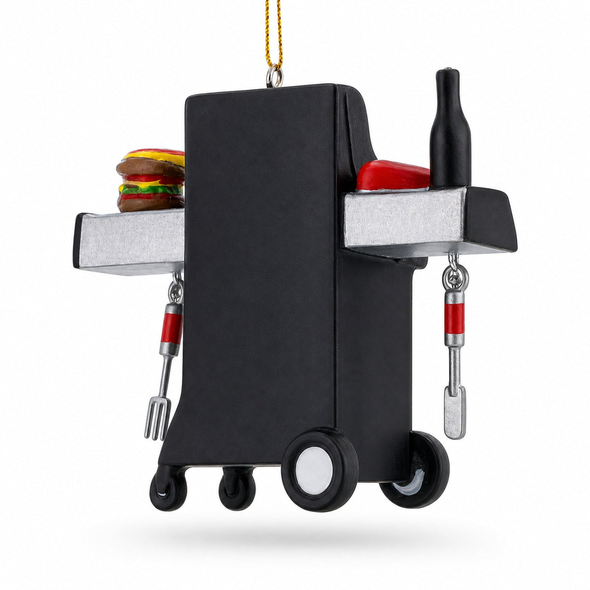 Licensed to Grill BBQ with Food Resin Christmas Ornament