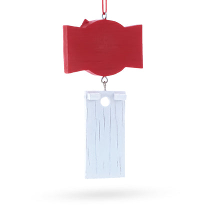 Cornhole Champion Boss of the Toss Resin Christmas Ornament