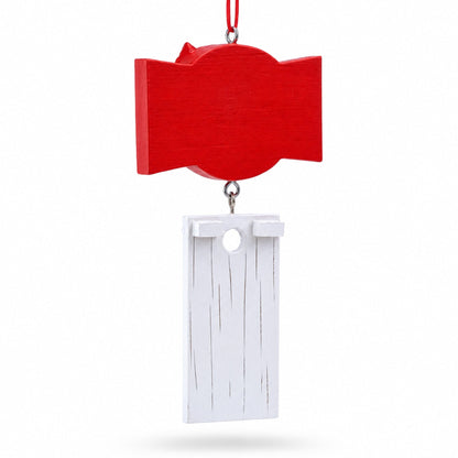 Cornhole Champion Boss of the Toss Resin Christmas Ornament