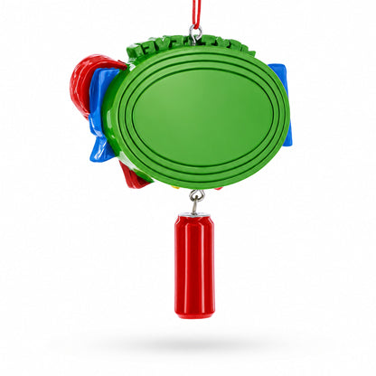 Next Level Gamer with Energy Drink Resin Christmas Ornament