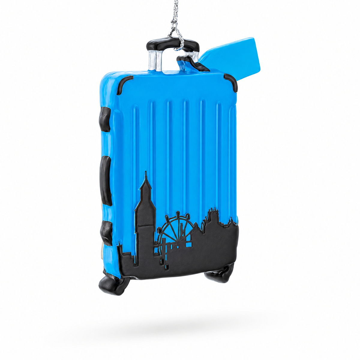 London Suitcase Travel Resin Christmas Ornament