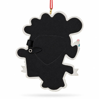 Our Little Miracle Baby Footprint Picture Frame Resin Christmas Ornament