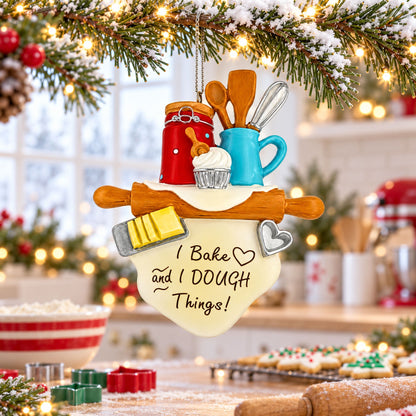 Baking Theme Rolling Pin I Dough Things Resin Christmas Ornament
