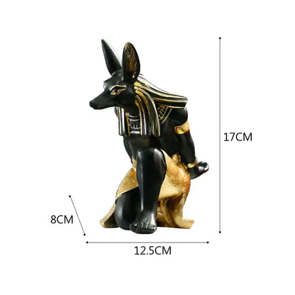 Egyptian black & gold cat god wine rack dining room decor