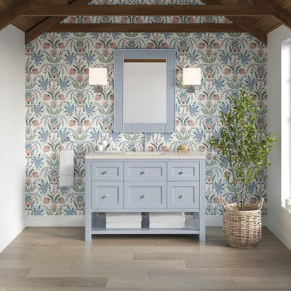 James Martin Breckenridge 48" Single Bathroom Vanity, Serenity Blue