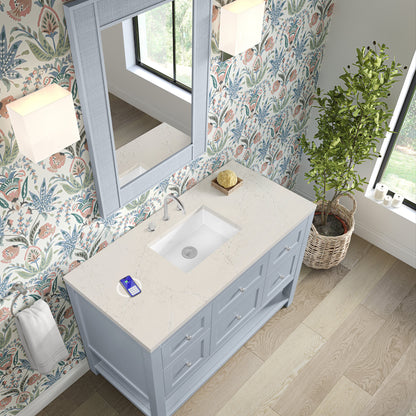 James Martin Breckenridge 48" Single Bathroom Vanity, Serenity Blue