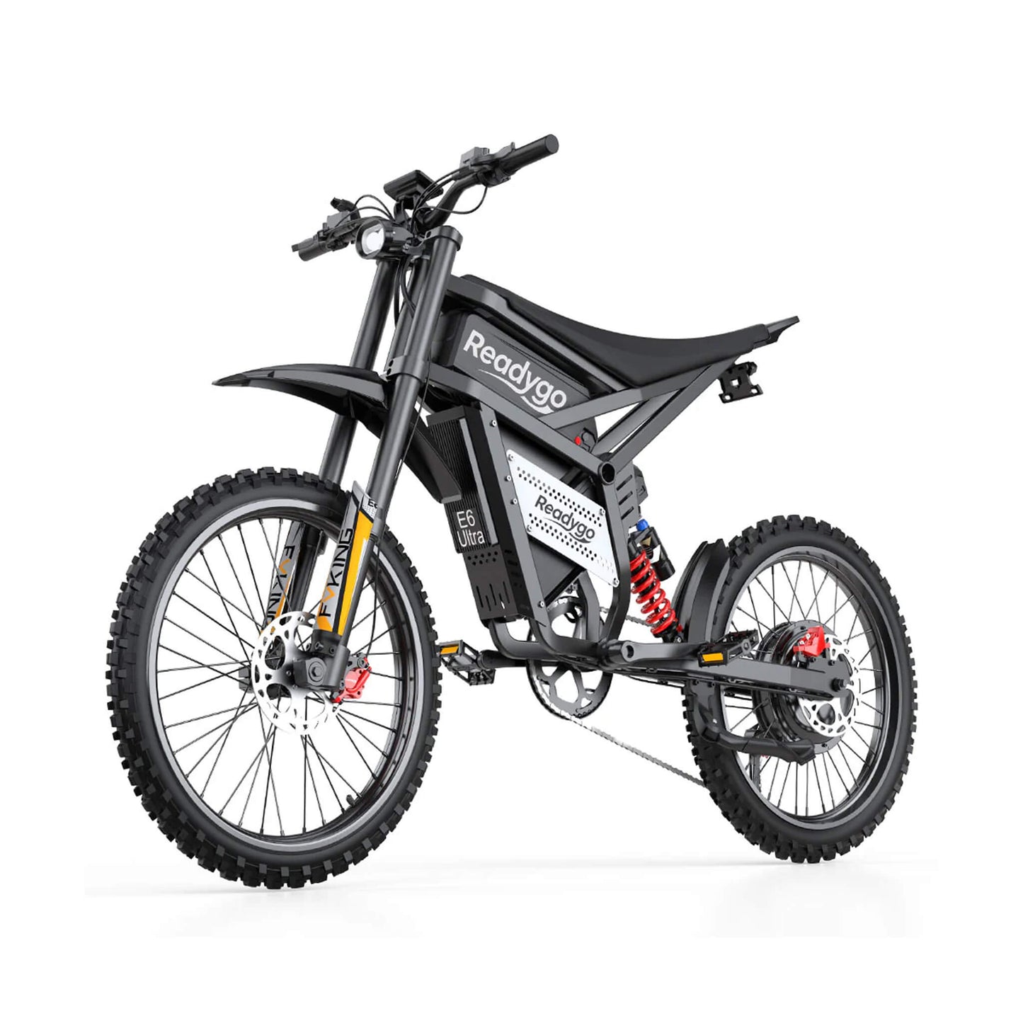EKX E6 Ultra 3000W 60V/30AH Premium Electric Carbon Steel Off-Road Mountain Dirt Bike (SAK26319)