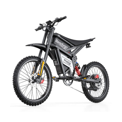 EKX E6 Ultra 3000W 60V/30AH Premium Electric Carbon Steel Off-Road Mountain Dirt Bike (SAK26319)