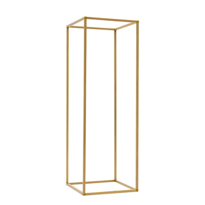 DecorBites™ Elegant 10-Piece Gold Wedding Flower Stand