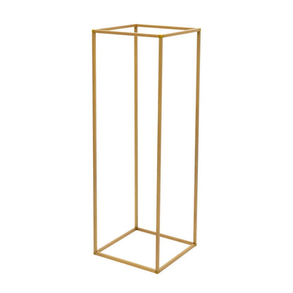 DecorBites™ Elegant 10-Piece Gold Wedding Flower Stand