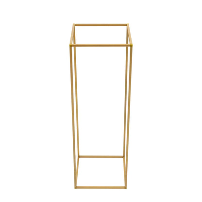 DecorBites™ Elegant 10-Piece Gold Wedding Flower Stand