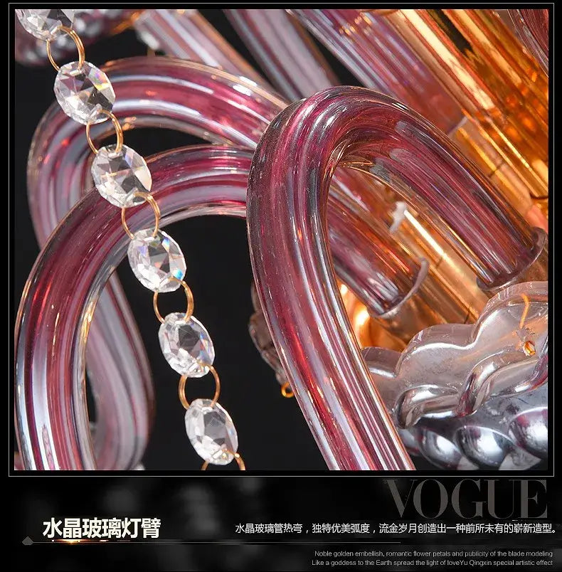 Elegant crystal floor lamp living room black and gold teardrop decor