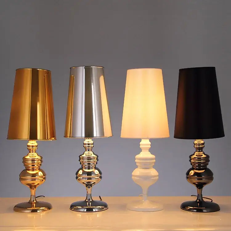 Elegant european style bedside lamp for bedroom and living room