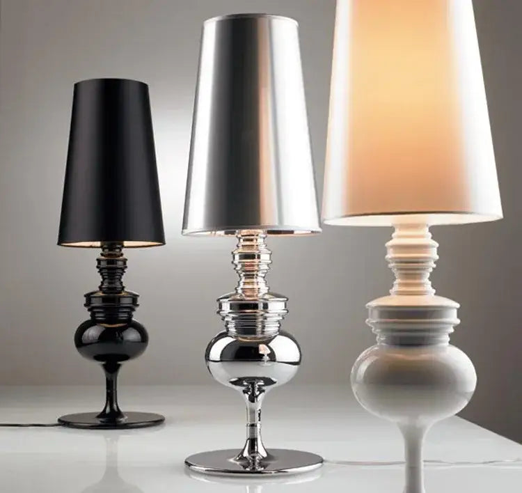 Elegant european style bedside lamp for bedroom and living room