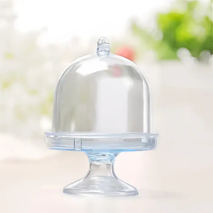 Elegant glass dome candy box tray dining room party favors