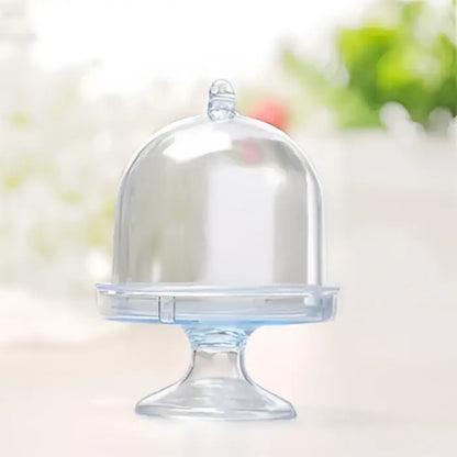 Elegant glass dome candy box tray dining room party favors