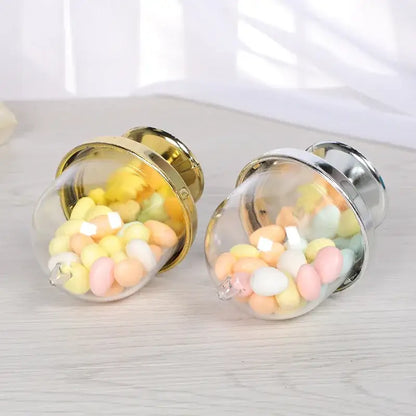 Elegant glass dome candy box tray dining room party favors