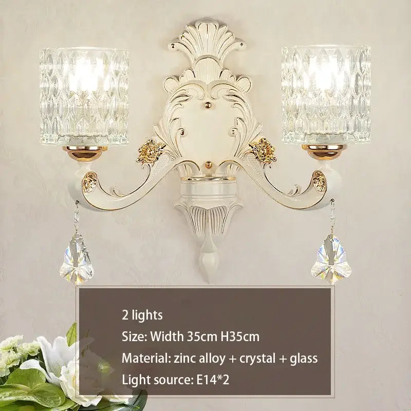 Elegant gold crystal chandelier dining room pendant light