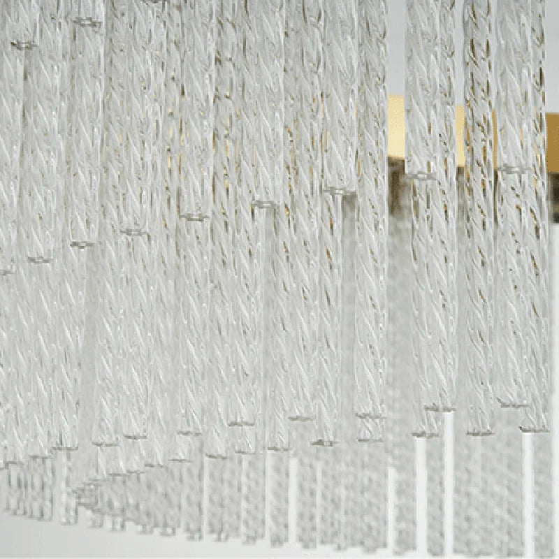 DecorBites™ Elegant Gold Crystal Chandelier for Home Lighting