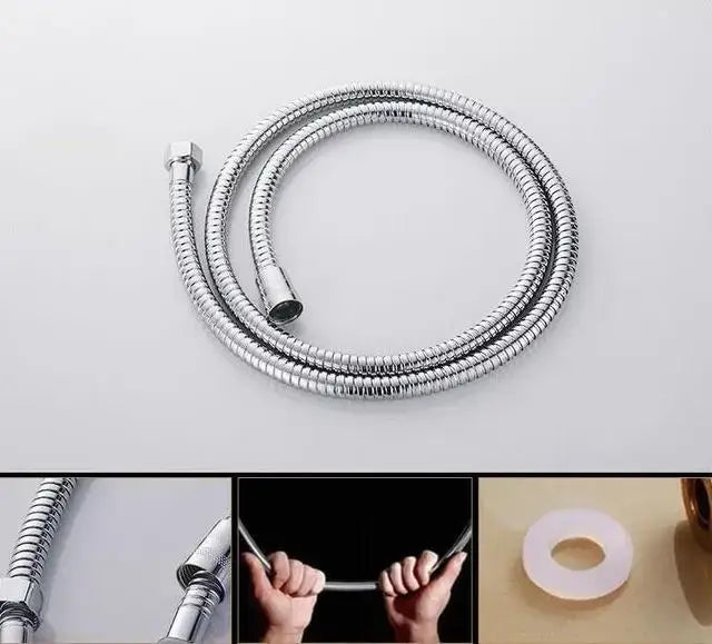 Elegant gold & silver handheld bidet sprayer set – bathroom kit