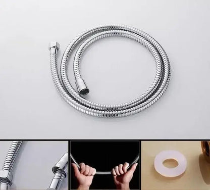 Elegant gold & silver handheld bidet sprayer set – bathroom kit