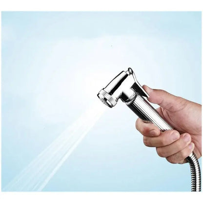 Elegant gold & silver handheld bidet sprayer set – bathroom kit