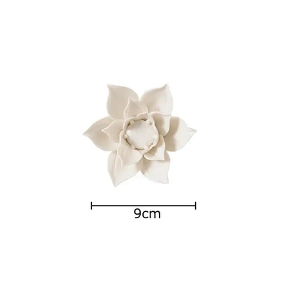 Elegant gold & silver porcelain peony wall ornaments living room decor