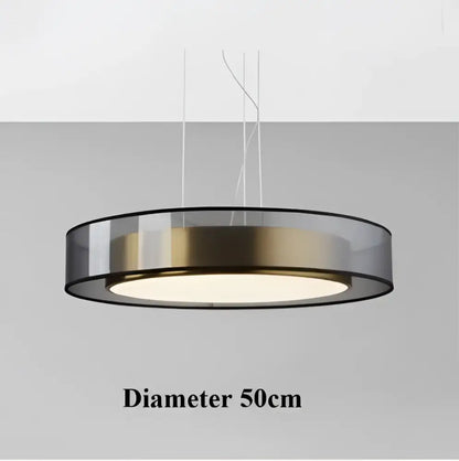 Elegant led dual purpose chandelier for living room pendant light